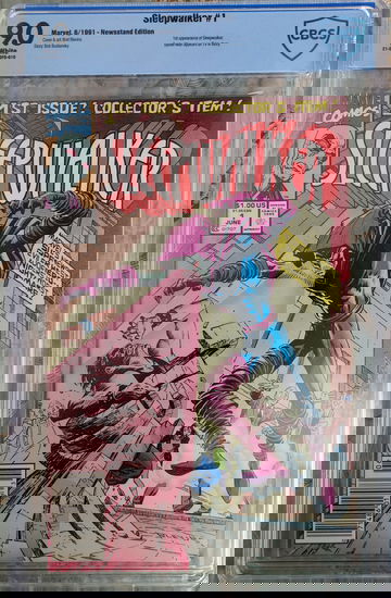 SLEEPWALKER  #1 CBCS 9.0 RARE 1991 NEWSSTAND EDITION