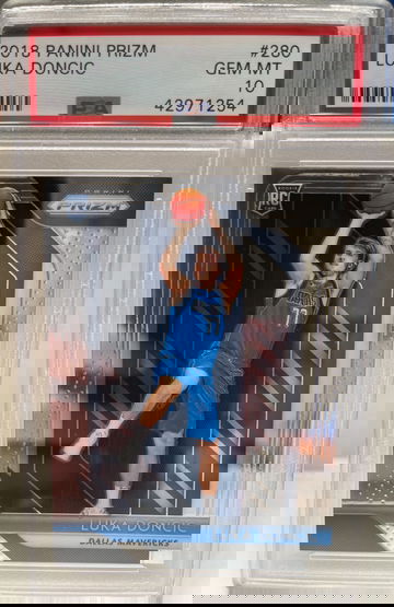 2018 Luka Doncic Panini Prizm PSA 10 Rookie