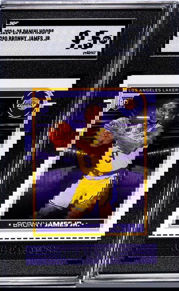 2024-25 Panini Hoops #280 Bronny James Jr. SGC 9.5