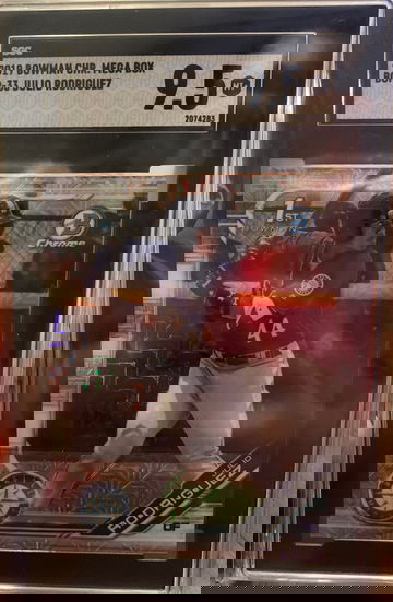 2019 Bowman Chrome Julio Rodriguez Mega Box