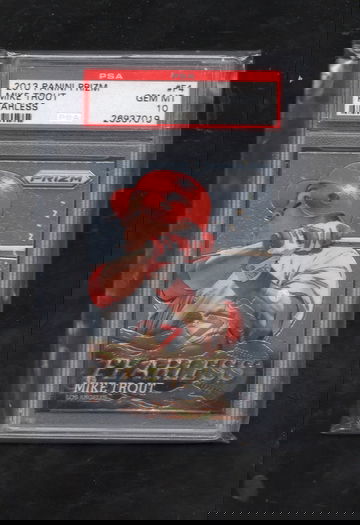 2013 Panini Prizm Fearless #F4 Mike Trout PSA 10 GEM MINT