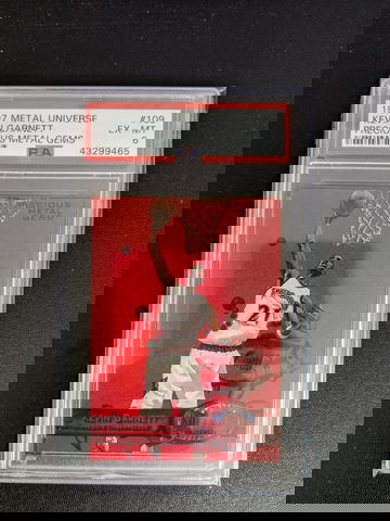  1997 Metal Universe #109 Kevin Garnett PMG RED 034 of 100