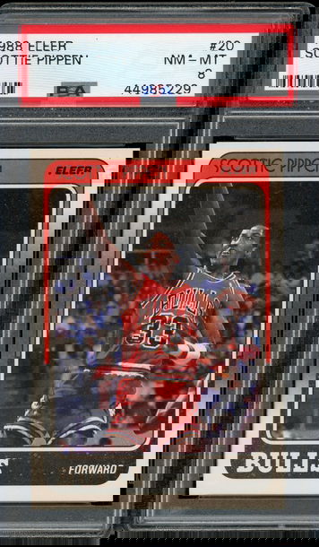 Scottie Pippen 1988-89 Fleer RC #20 PSA 8 NEAR MINT Chicago Bulls Rookie