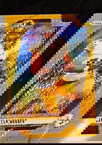 2024 Prizm  Jaylen Warren  Gold Shimmer   /10 Steelers SSP