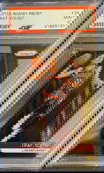 2018 Prizm Trae Young Rookie #78 PSA Mint 9