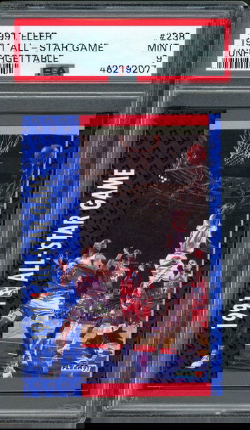 1991 Fleer All Star Game Michael Jordan #238 PSA 9