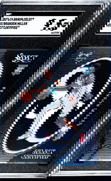 2023-24 Panini Select Certified Brandon Miller #10 RC SGC 9.5