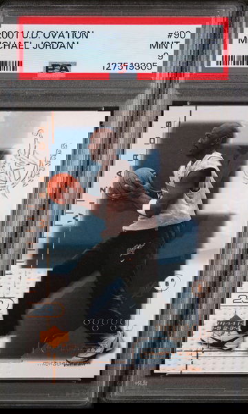 2001 Upper Deck Ovation Michael Jordan #90 PSA 9