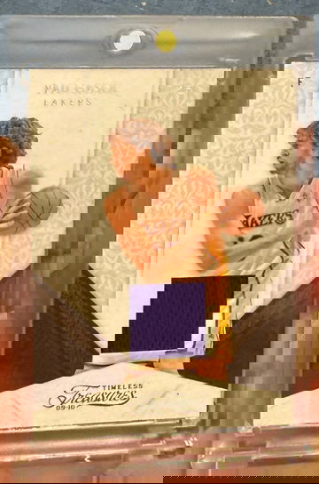 2009-10 Panini Timeless Treasures Pau Gasol Materials Game Worn Patch /100