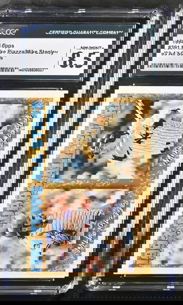 1994 Topps Mike Piazza Mike Stanley All Stars  #391 CGC 8.5