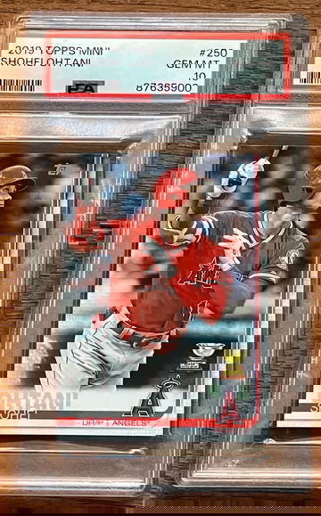 2019 Topps Mini Shohei Ohtani PSA 10 #250 Rookie Cup