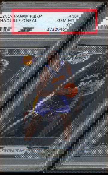 2012 Panini Prizm Shaquille O'Neal PSA 10