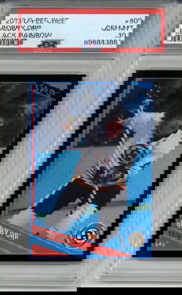 2013 OPC O-PEE-CHEE BLACK RAINBOW #90 BOBBY ORR CARD BOSTON BRUINS PSA 10