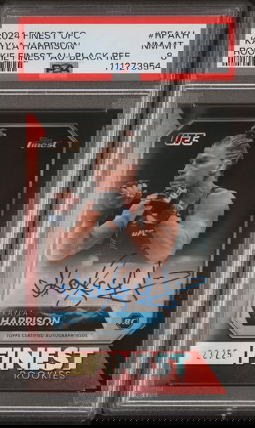 2024 Finest #RFA-KH Kayla Harrison Rookie Finest /25 PSA 8