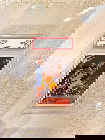 1996 Topps Kobe Bryant Rookie PSA 10