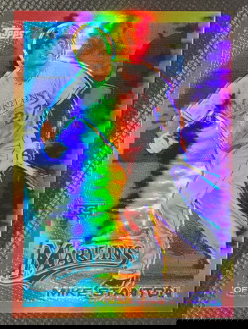 2010 Topps Red Hot Rookie Redemption Mike Giancarlo Stanton Chrome Refractor RC