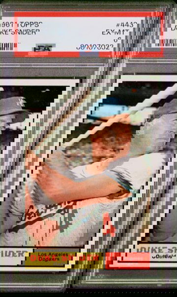 1961 Topps Duke Snider #443 PSA 6 [BL-1.30]