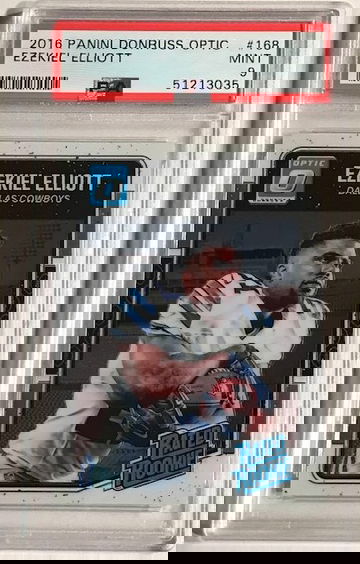 2016 Panini Donruss Optic Ezekiel Elliott Rookie PSA 9