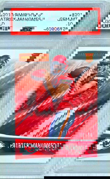 2017 Rookies & Stars Patrick Mahomes II GOLD /10 Rookie PSA 10 GEM MINT 