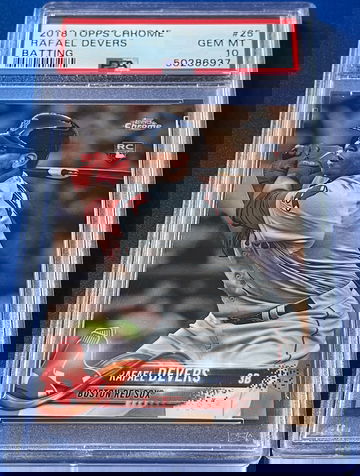 2018 Topps Chrome Rafael Devers 25 PSA 10 Gem-Mint