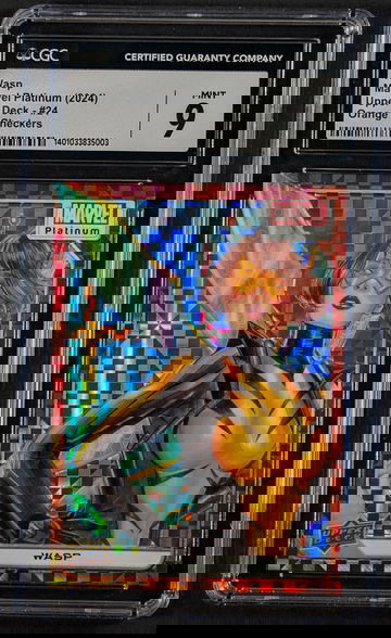 2024 Marvel Platinum Wasp Orange Checkers CGC 9