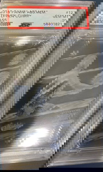 2018 Panini Absolute Glass Stephen Curry PSA 10 Gem Mint