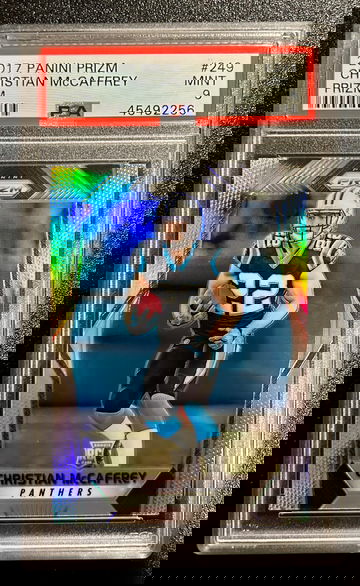 2017 Panini Prizm Christian McCaffrey Psa 9 #249