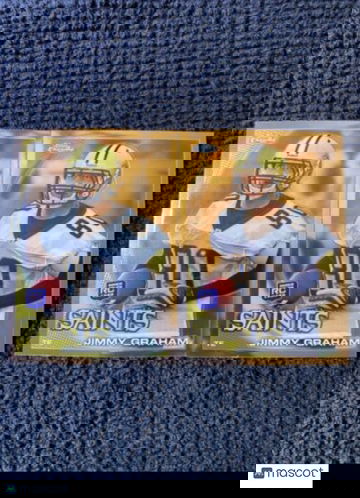(2) 2010 Topps Chrome Jimmy Graham #C67 RC HOF?