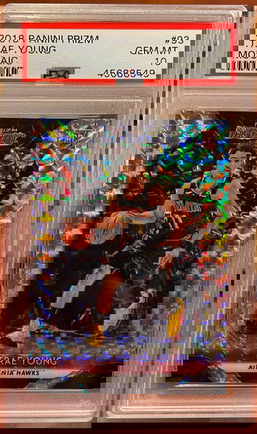 2018-19 Panini Prizm Mosaic Trae Young PSA 10