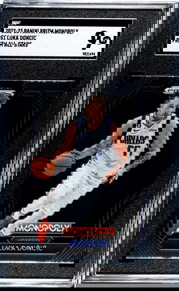 2022-23 Panini Prizm Monopoly #PS1 Luka Doncic Prizm All-Stars SGC 9