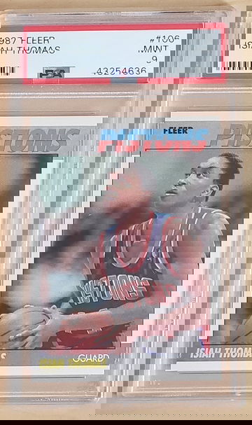 1987 Fleer Isiah Thomas PSA 9 