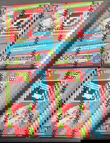 2021 Donruss Football Holiday Blaster Box - Lot of 4