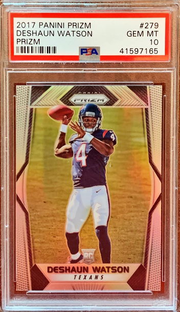 Deshaun Watson Prizm Rookie PSA 10