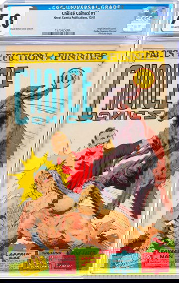 CHOICE COMICS #1, CGC 7.0 FVF