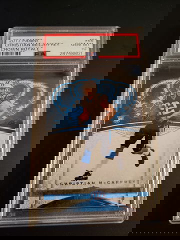 2017 Panini Christian McCaffrey Crown Royale Rookie PSA 10