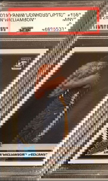 2019-20 Optic - ZION WILLIAMSON - Rated Rookie - PSA 9