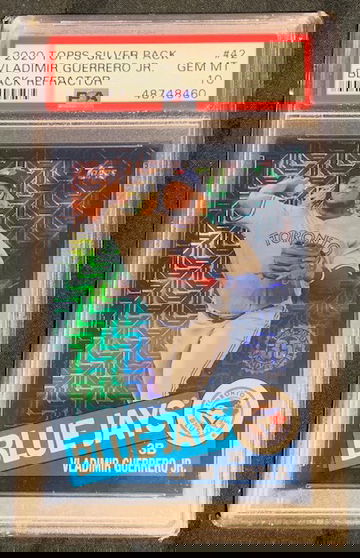 2020 Topps Silver Pack Vladimir Guerrero Jr Black Refractor /199 PSA 10