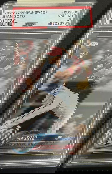 2018 Topps Update Juan Soto PSA 8