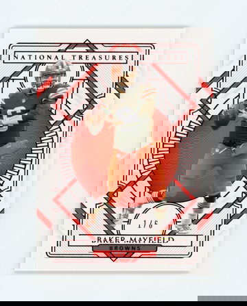 BAKER MAYFIELD 2020 Panini National Treasures FOTL Red #1/6