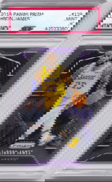 LeBron James 2019 Prizm PSA 9