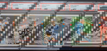 1989 Topps Traded NFL.  Full Set with 5 PSA Grades