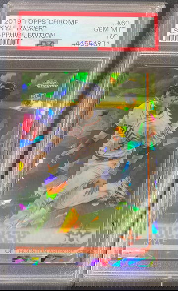 2019 Topps Chrome Sapphire Kyle Tucker PSA 10