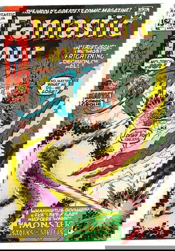 Fantastic Four #105 (1970) 1st Appearance of Monsters in the Street