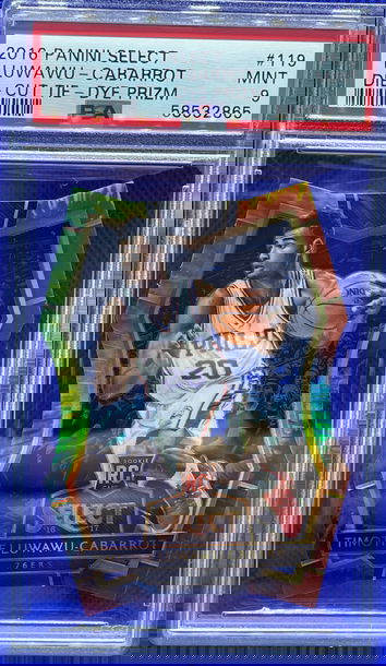 Timothe Luwawu-Cabarrot 2016 Panini Select Tie Dye Die Cut Prizm RC /25 PSA 9 SP