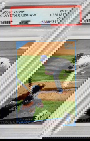 2009 Topps Clayton Kershaw #575 PSA 10