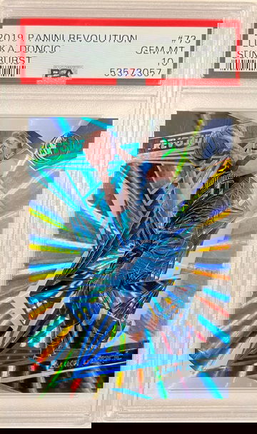 2019 Panini Revolution Luka Doncic Sunburst /75