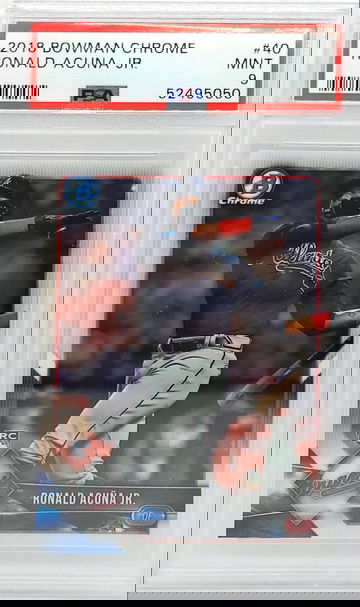 Ronald Acuna Jr PSA 9 Chrome Rookie