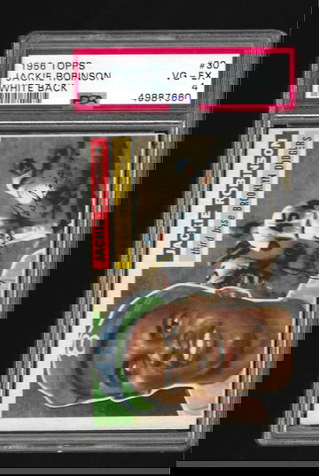 1956 TOPPS JACKIE ROBINSON PSA 4