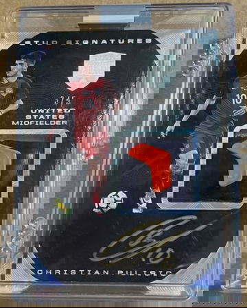 2018 Panini Eminence Soccer Christian Pulisic STUD Signatures Auto Autograph 3/5