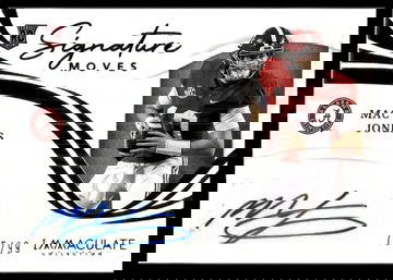 2021 Panini Immaculate Signature Moves Mac Jones #SM-MJ RC Auto /99